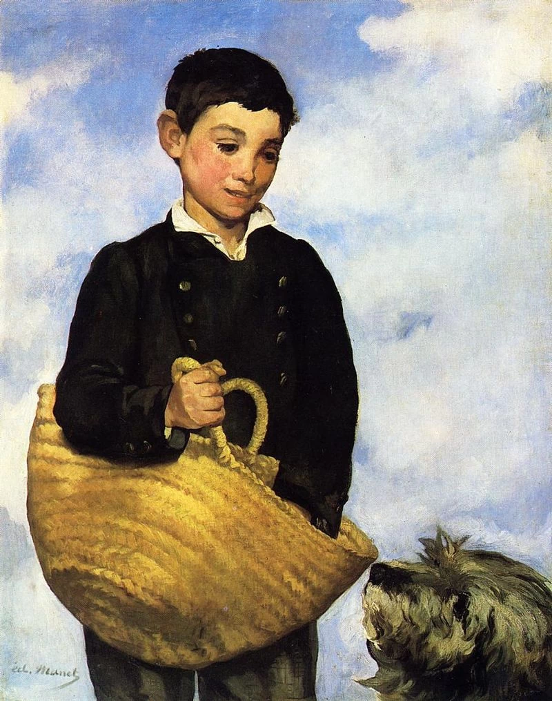  149-Édouard Manet, Il ragazzo con il cane, 1860 